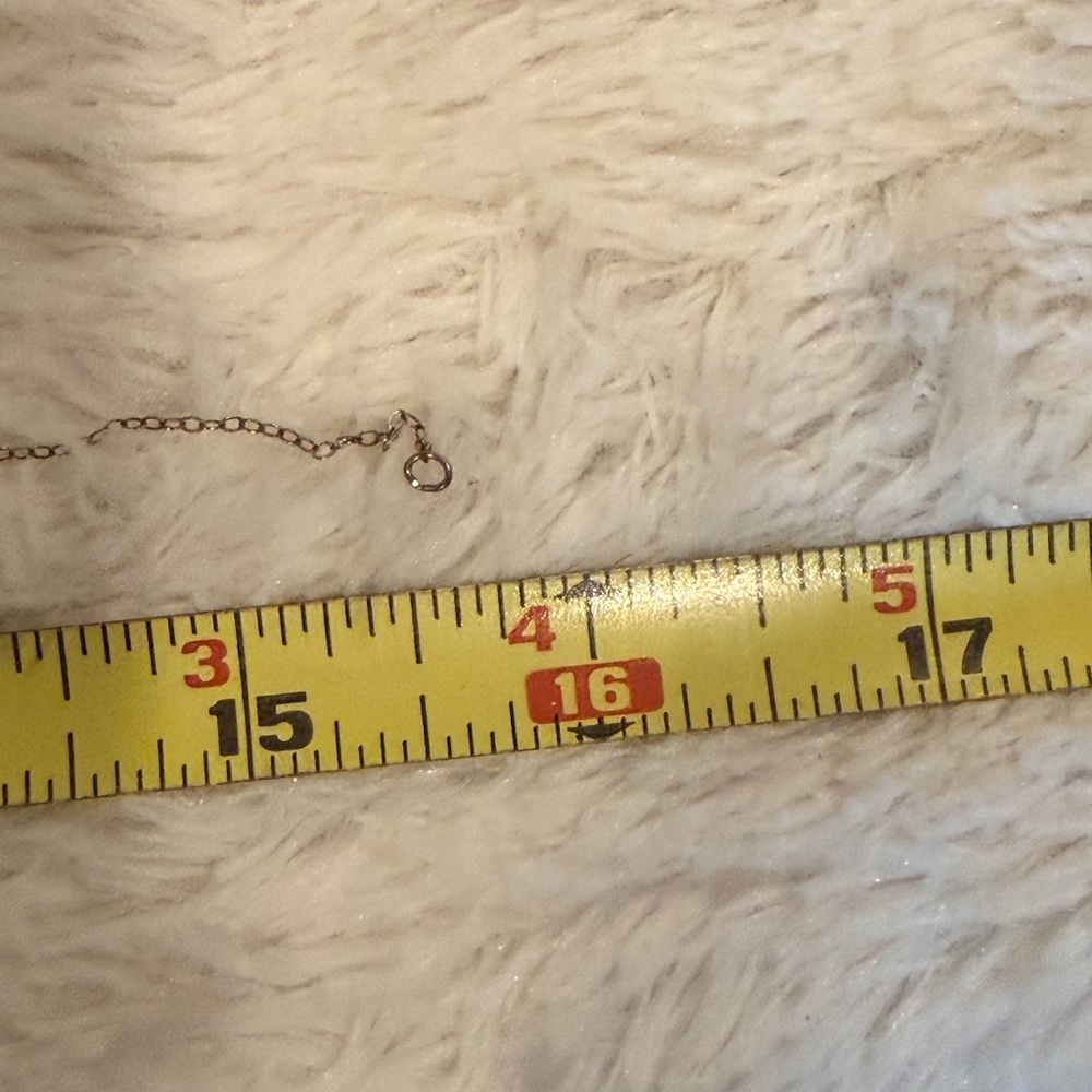 Vintage Delicate Silver Chain Necklace with Turquoise and Red Beads - Picture 5 of 5